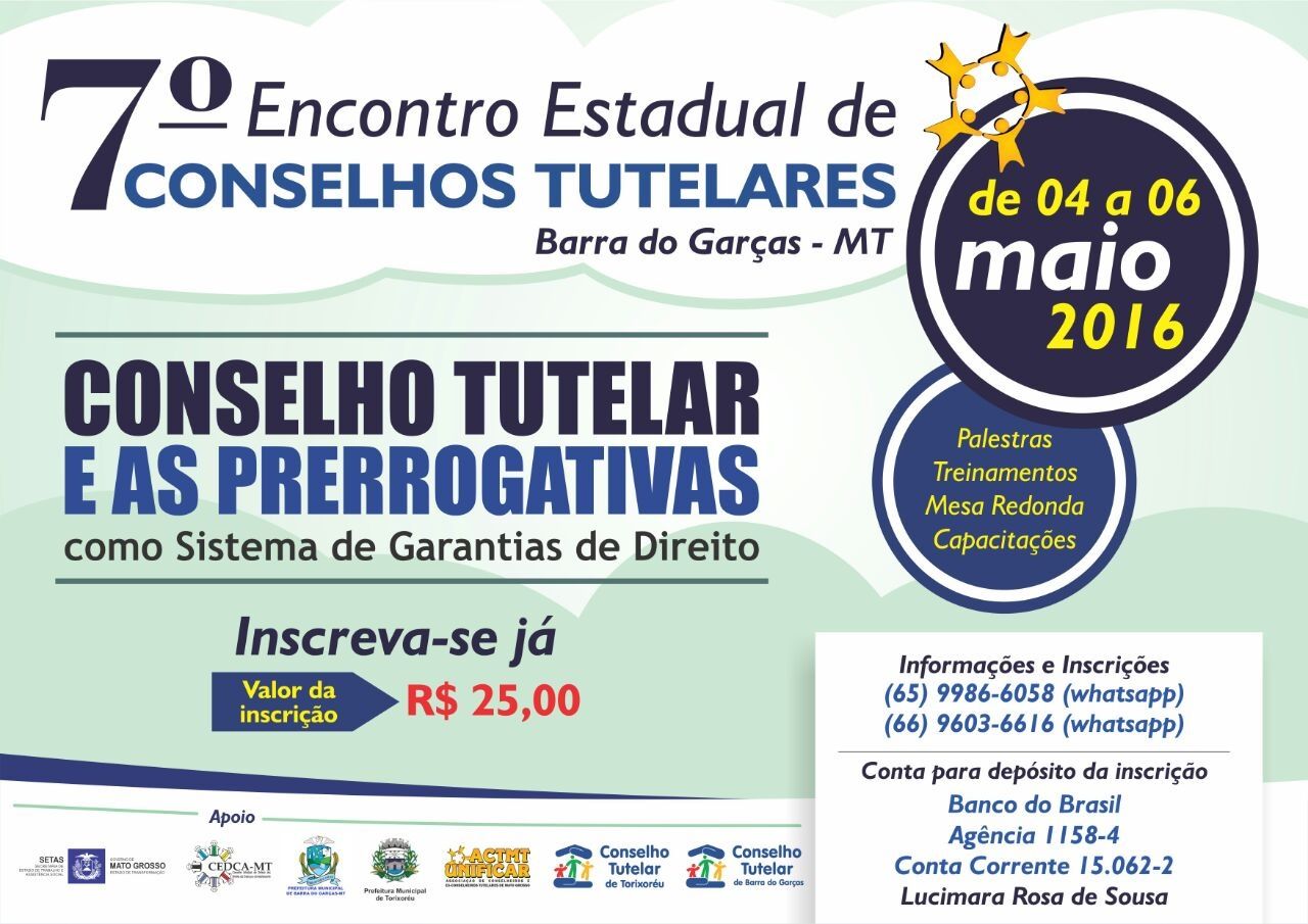 7º Encontro Estadual de Conselheiro e ex-conselheiros Tutelares