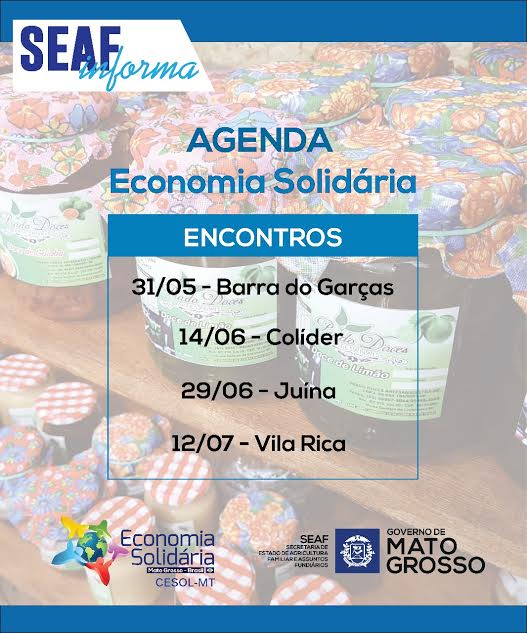 Barra do Garças recebe encontro que tratará de economia solidária