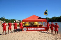 Com efetivo maior dos Bombeiros, nenhum caso de afogamento foi registrado