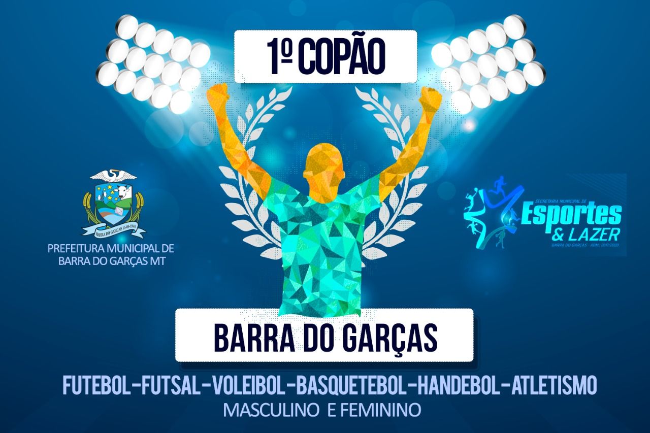 Com mais de 800 atletas, 1º Copão de Barra do Garças terá conselho técnico hoje na Câmara Municipal