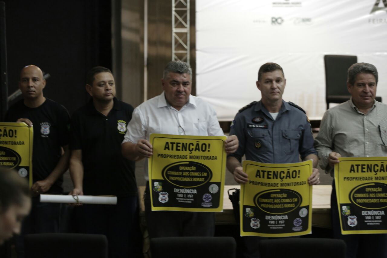 Forças de Segurança Pública lançam projeto FAZENDA SEGURA na Agrotec