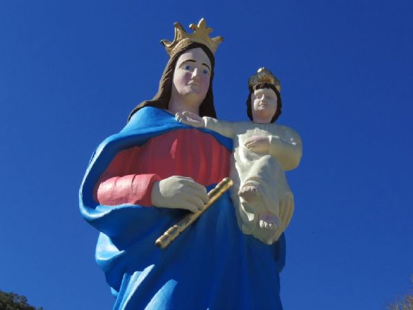 Imagem de Nossa Senhora Auxiliadora é restaurada em Barra do Garças