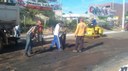 Prefeitura avança tapa-buraco em Barra do Garças com intervalo da chuva Prefeitura avança tapa-buraco em Barra do Garças com intervalo da chuva
