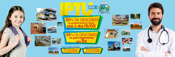 Prefeitura de Barra do Garças concede desconto de 50% no pagamento do IPTU; tributo também poderá ser parcelado