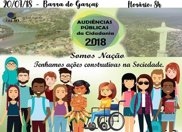 TRE realiza nesta sexta-feira Audiência Pública da Cidadania em Barra do Garças