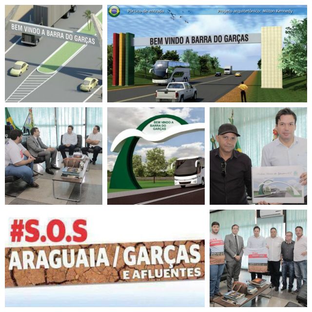 Vereadores apresentam 'SOS Araguaia/Garças' e projeto de Pórticos a Prefeito e Juiz
