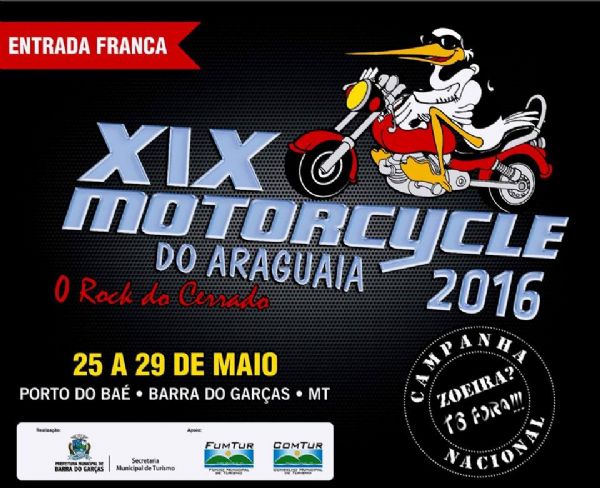 XIX Motorcycle do Araguaia - O rock do Cerrado começa semana que vem