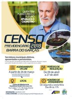 Barra-previ convoca servidores para o Censo Previdenciário 2018