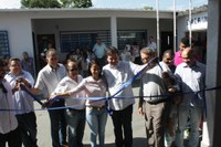 Cerimônia marca entrega da reforma e ampliação da escola Waldiza Rêgo Flores Lopes