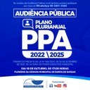 Convite: Audiência Pública do Plano Plurianual Municipal (PPA) 2022/2025