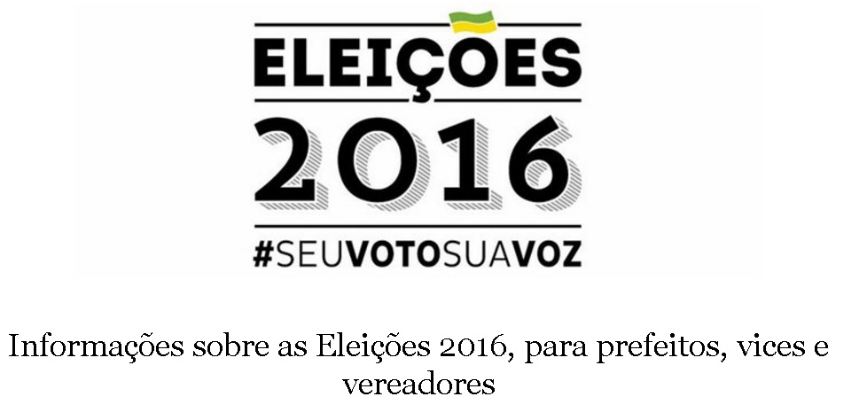 Fique atento ao calendário eleitoral - Eleições 2016