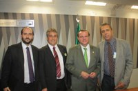 Miguelão acompanha Audiência Pública do Senado Federal que debateu a agilidade na execução nas obras de Infraestrutura do aeroporto de Barra do Garças