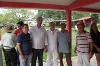 Miguelão e Pebinha fiscalizam reforma das estradas vicinais do Serra Verde