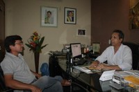 Miguelão recebe visita do vice-prefeito de São Felix do Araguaia