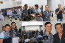 Murilo Valoes e Celson Sousa entregam moções de aplausos a Policiais Militares