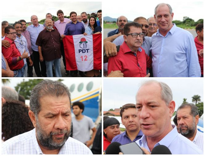 Pebinha e Dr. Joãozinho participam da recepção do presidenciável Ciro Gomes  