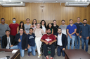 Professores e estudantes universitários visitam a Câmara Municipal de Barra do Garças