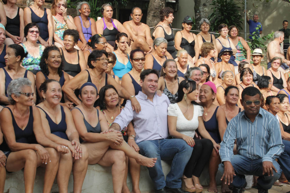 Projeto Melhor Idade inaugura reforma da piscina das Águas Quentes
