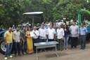 Secretaria de Indústria e Comércio entrega conjunto de equipamentos para Associação de Produtores Rurais do distrito de Vale dos Sonhos; Vereadores participam