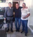Vereador Paulo Raye recebe Comandante Souza para discutir saúde e segurança em Barra do Garças