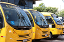 Vereadores de Barra do Garças participam da entrega de 8 novos ônibus para frota escolar