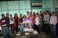 Vereadores participam da coletiva de imprensa de lançamento do Festival da Canção 2017