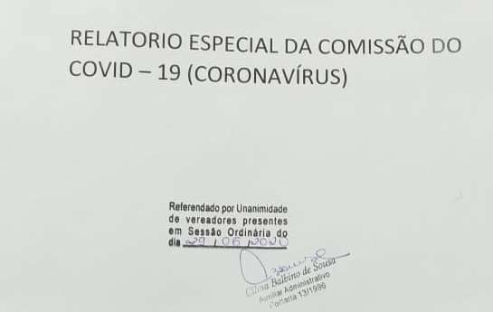 Vereadores solicitam ao executivo relatório das despesas do programa de enfrentamento ao Corona vírus